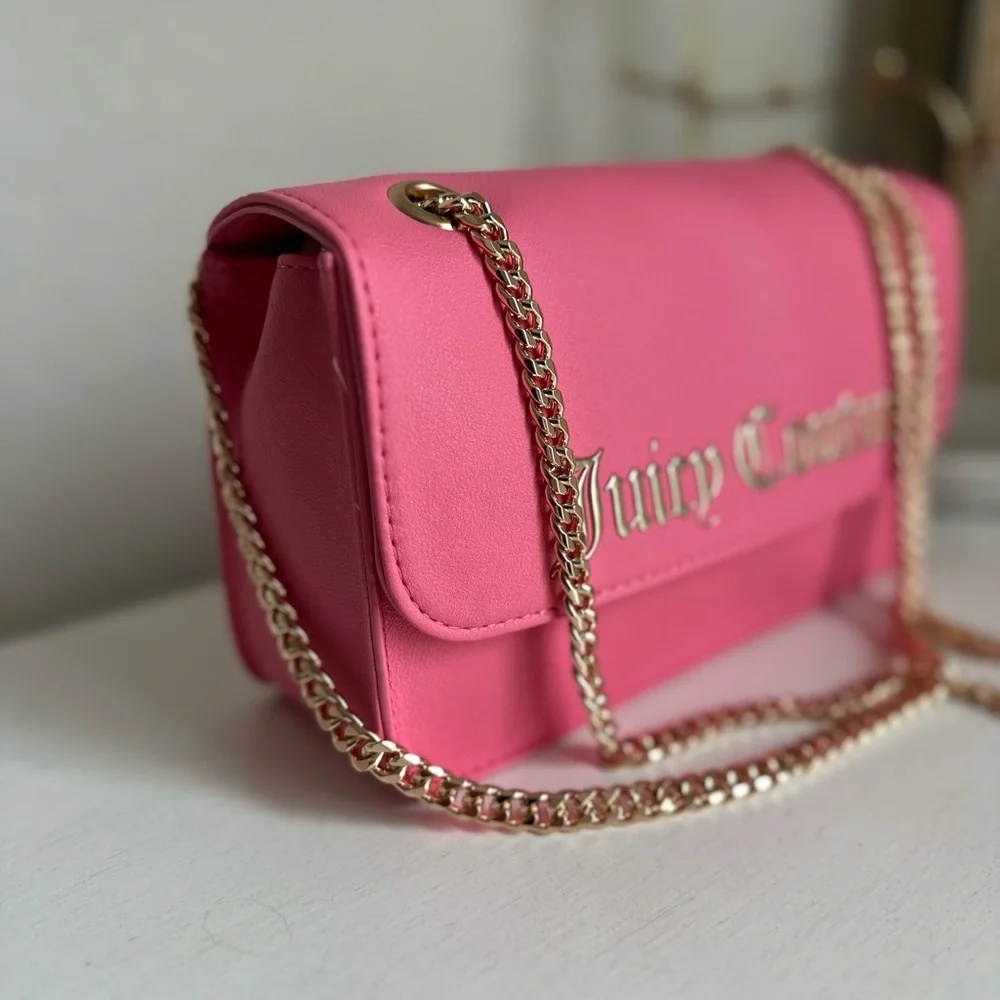 Juicy Couture Pink and Gold Crossbody - Picture 2 of 5